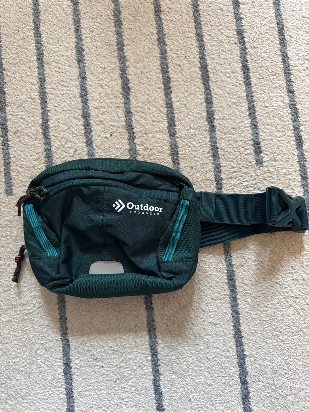 Outdoor Products Dark Green Belt Pack — Compact Everyday Waist Bag